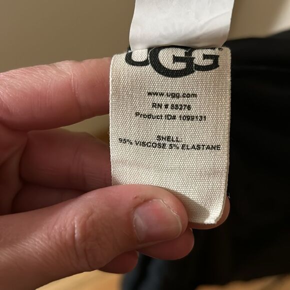 UGG black soft stretch long oversized flyaway cardigan Sz S/XS - Picture 8 of 8